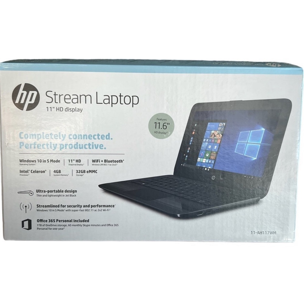 HP Stream Laptop - Black and Blue